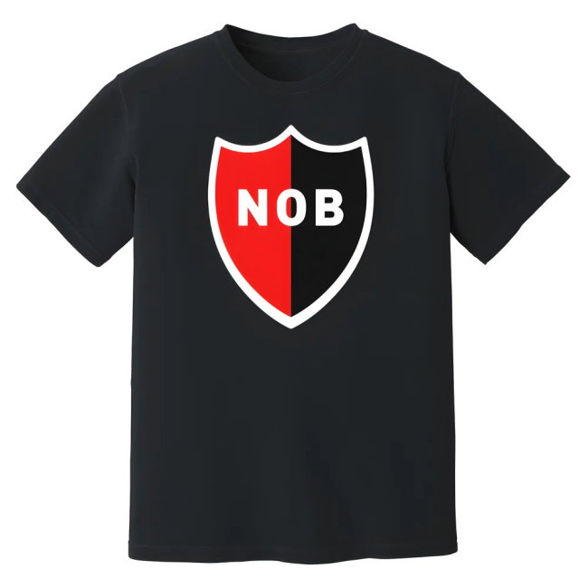 Newells Old Boys Badge T-Shirt (Black)