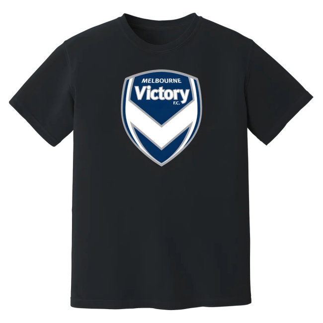 Melbourne Victory Badge T-Shirt (Black)