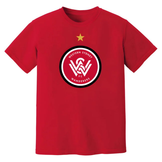 Western Sydney Wanderers Badge T-Shirt (Red)