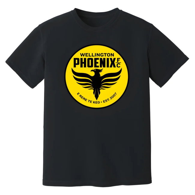 Wellington Phoenix Badge T-Shirt (Black)