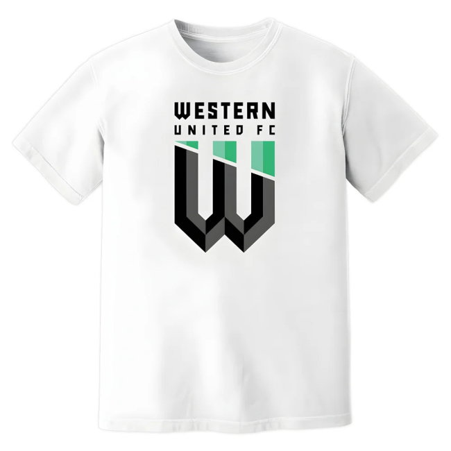 Western United Badge T-Shirt (White)