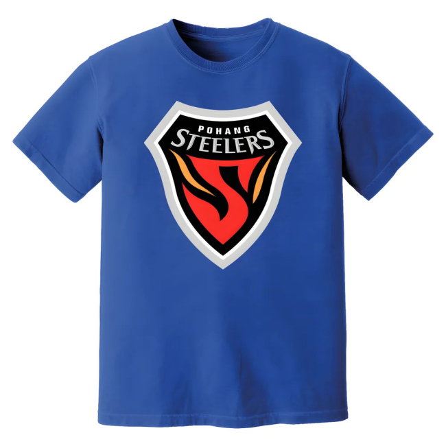 Pohang Steelers Badge T-Shirt (Blue)