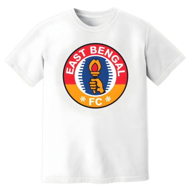 East Bengal Badge T-Shirt (White)
