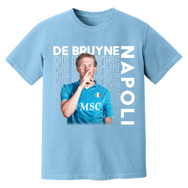 Kevin De Bruyne Napoli T-Shirt (Sky)