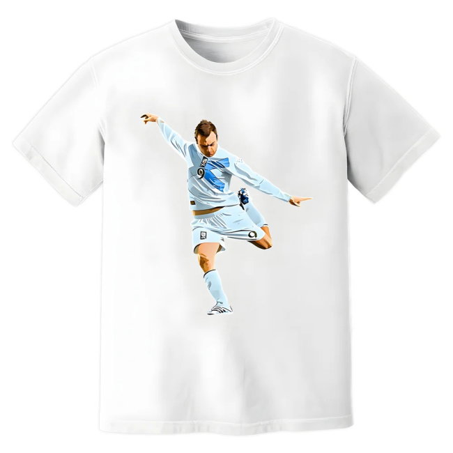 James McFadden Vs France Scotland Retro T-Shirt (White)