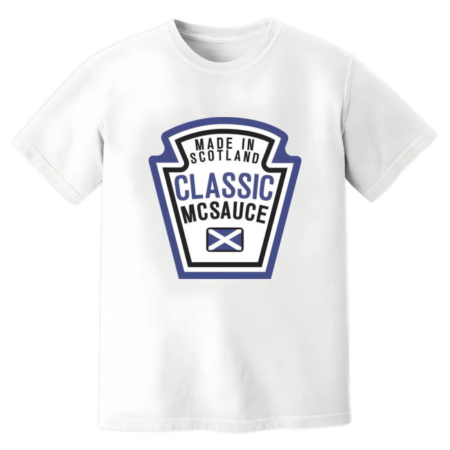 Scott McTominay McSauce Scotland T-Shirt (White)