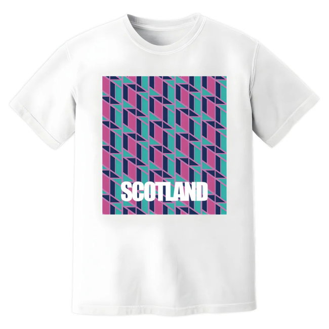 Scotland 1990 Retro T-Shirt (White)