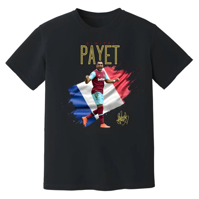 Dimitri Payet West Ham Celebration T-Shirt (Black)