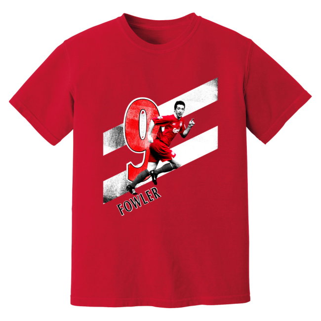 Robbie Fowler Liverpool Premier League Legend T-Shirt (Red)