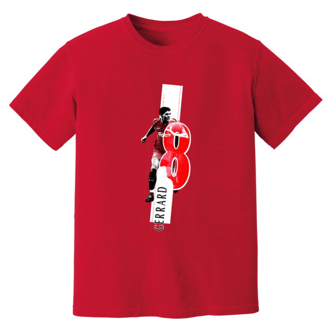 Steven Gerrard Liverpool Premier League Legend T-Shirt (Red)