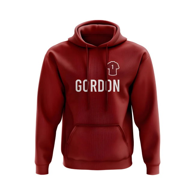 Craig Gordon Hearts Number Hoody (Maroon)