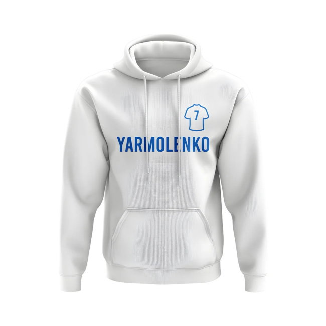 Andriy Yarmolenko Dynamo Kyiv Number Hoody (White)