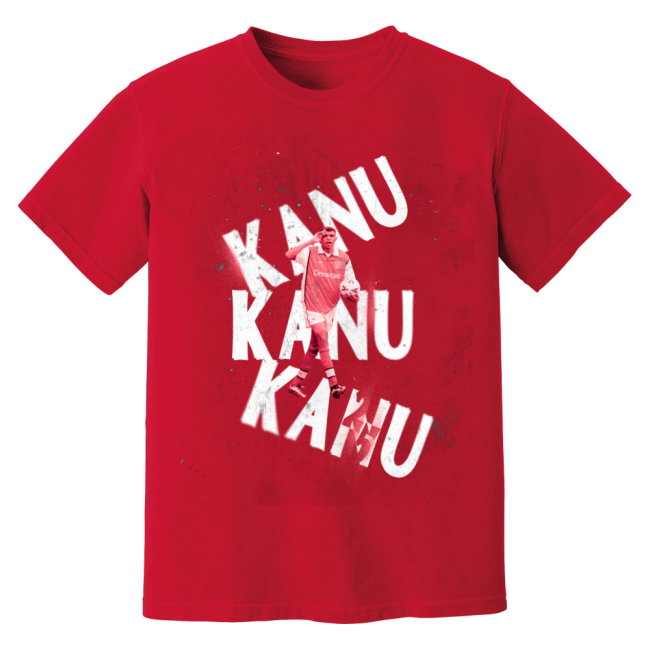 Kanu Arsenal Premier League Legend T-Shirt (Red)