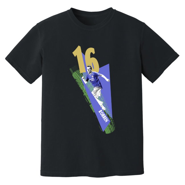 Arjen Robben Chelsea Premier League Legend T-Shirt (Black)