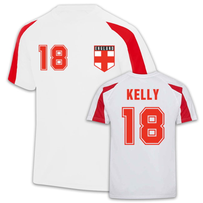 England Women Sports Training Jersey (Chloe Kelly 18)