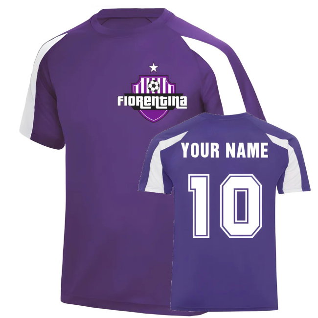 Your Name Fiorentina Sports Training Jersey (Purple)