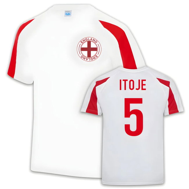 Itoje England Rugby Sports Training Jersey (White)