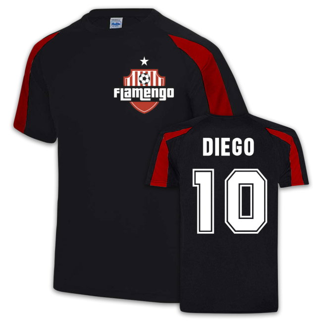 Diego Flamengo Sport Training Jersey (Black)
