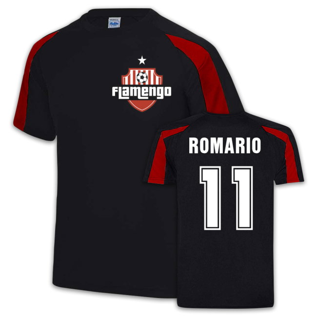 Romario Flamengo Sport Training Jersey (Black)