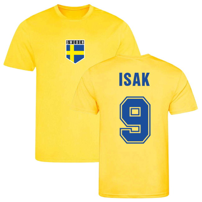 Isak Sweden Training Jersey (Yellow)