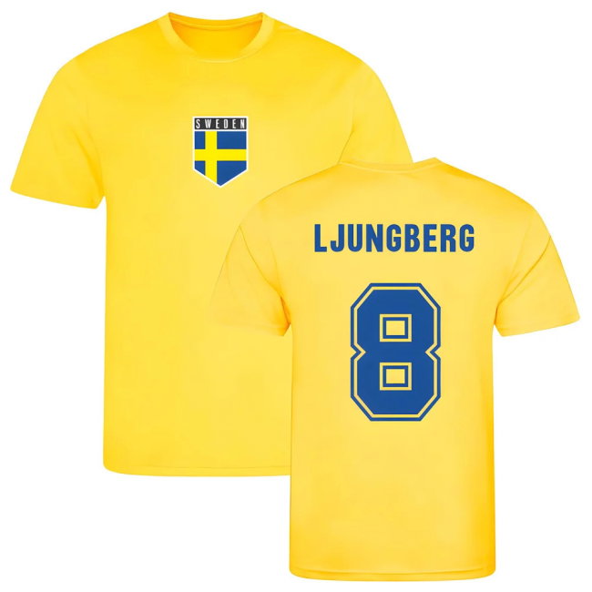 Ljungberg Sweden Training Jersey (Yellow)