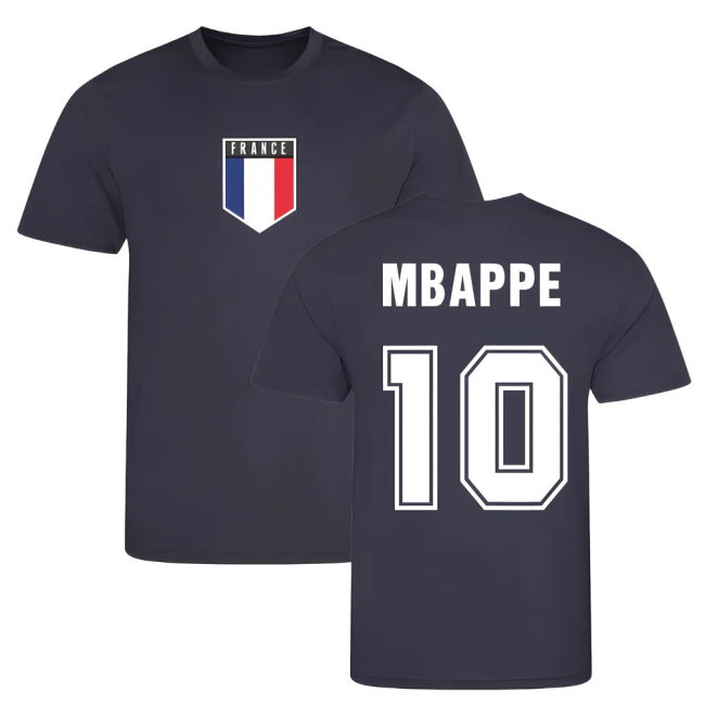 Mbappe France Training Jersey (Navy)