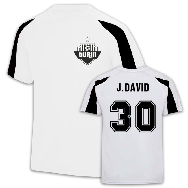 Jonathan David Juventus Sport Training Jersey (White)