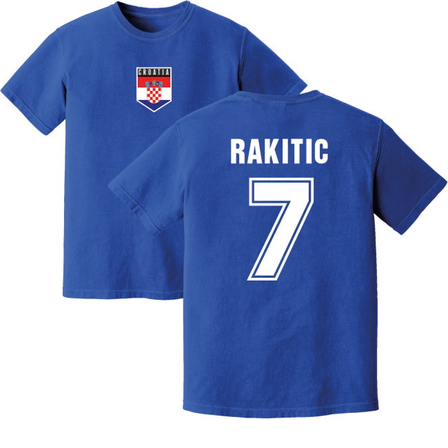 Rakitic Croatia Training Jersey (Blue)