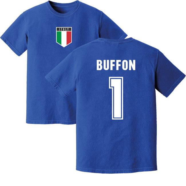 Buffon Italy Training Jersey (Blue)