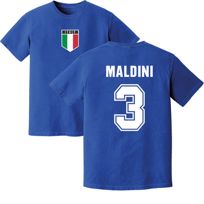Maldini Italy Training Jersey (Blue)