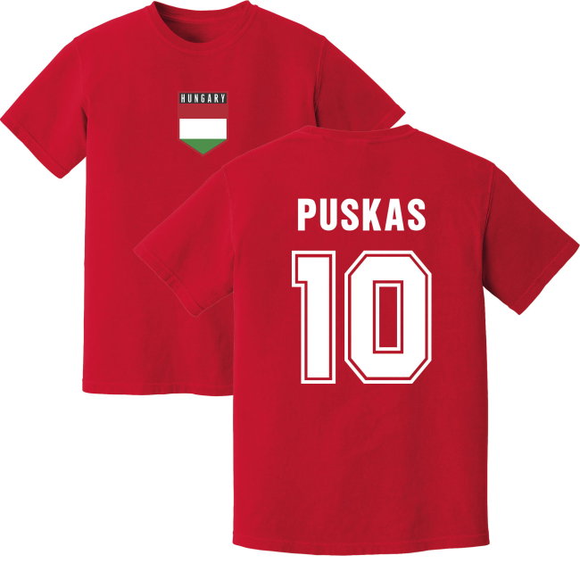 Puskas Hungary Training Jersey (Red)