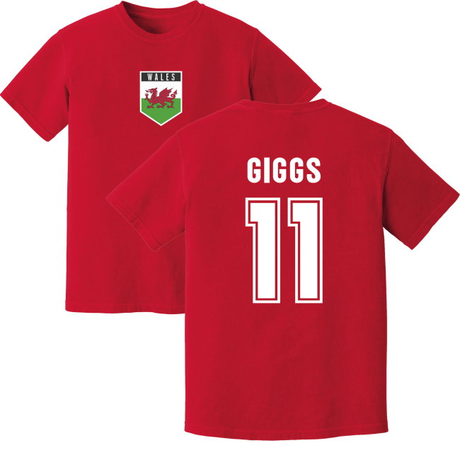 Giggs Wales Training Jersey (Red)
