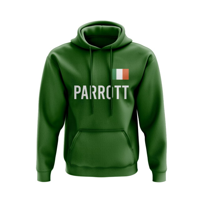 Troy Parrott Ireland Name Hoody (Green)