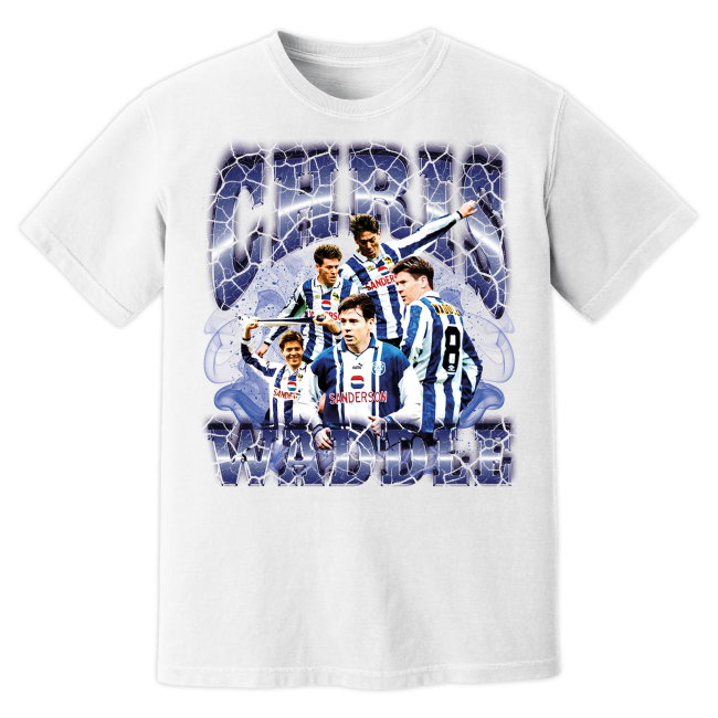 Chris Waddle Bootleg T-Shirt (White)