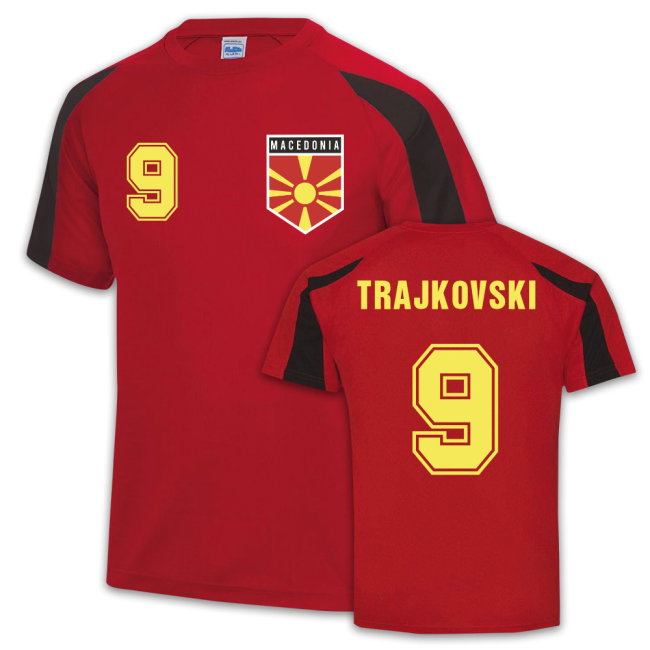 Aleksandar Trajkovski Macedonia Sports Training Jersey