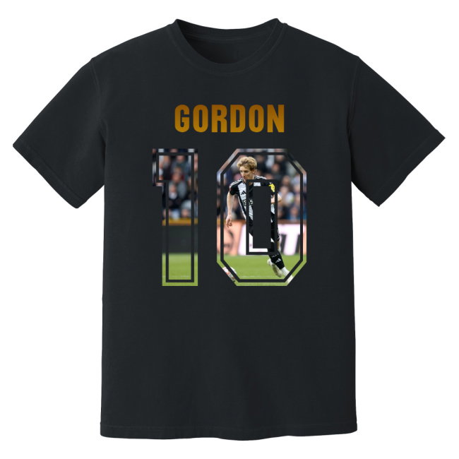 Anthony Gordon Newcastle United Name And Number T-Shirt (Black)