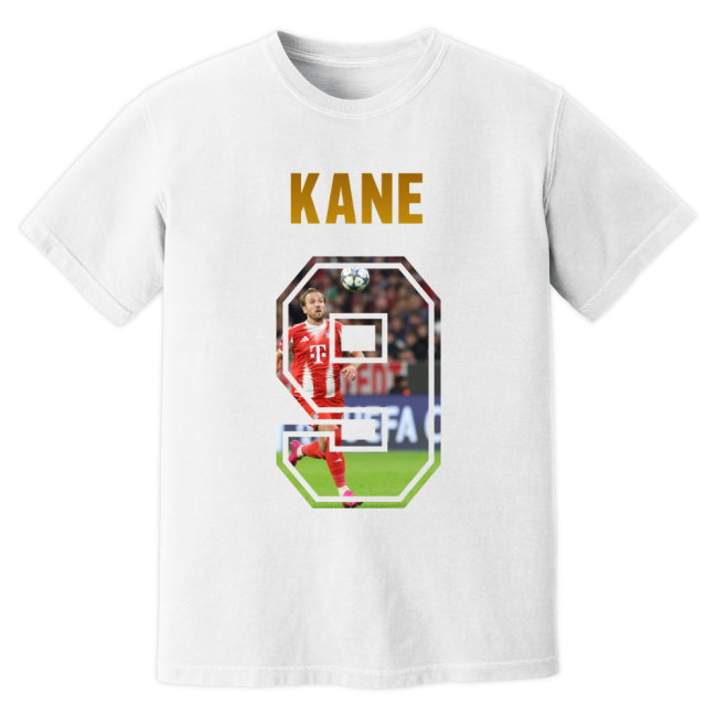 Harry Kane Bayern Munich Name And Number T-Shirt (White)