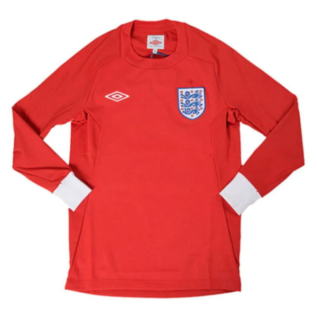 2010-2011 England Long Sleeve Away Shirt (Your Name)