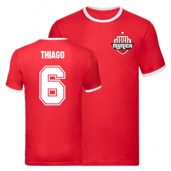 Thiago Bayern Munich Ringer Tee (Red)