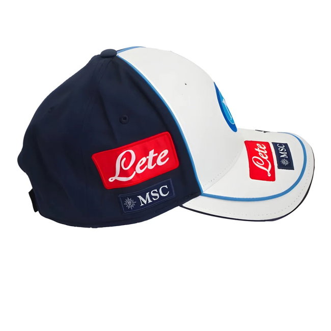 2013-14 Napoli Macron Baseball Cap (White)