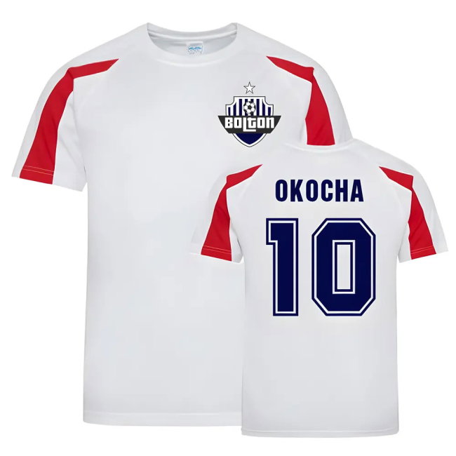 Jay Jay Okocha Bolton Sports Training Jersey (White)