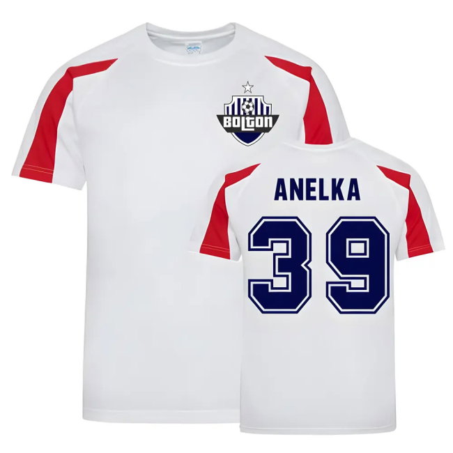Nicholas Anelka Bolton Sports Training Jersey (White)