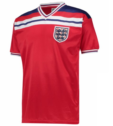 Score Draw England World Cup 1982 Away Shirt (Brooking 3)