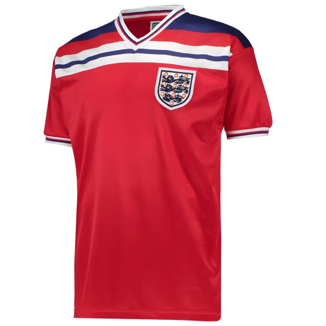 Score Draw England World Cup 1982 Away Shirt (Robson 16)