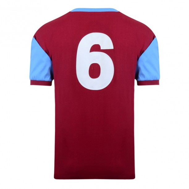 Score Draw West Ham 1958 No6 Home Shirt