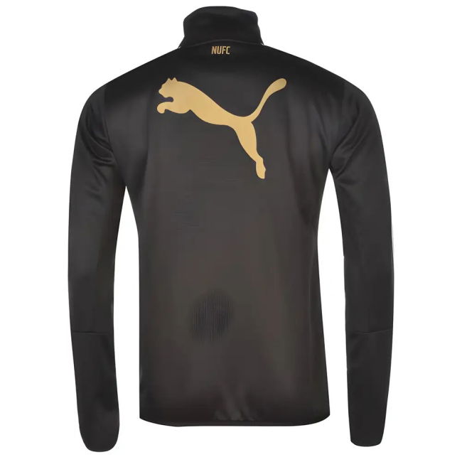 2016-2017 Newcastle Puma Quarter Zip Training Top (Black) - Kids