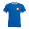 Roberto Baggio Italy Ringer Tee (blue)