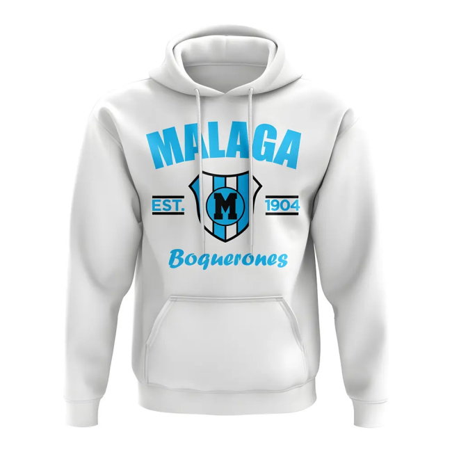 Malaga Established Football Hoody (White)