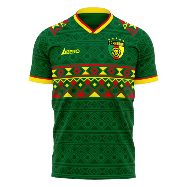 Cameroon 2026-2027 Home Concept Kit (Libero) Adult Short Sleeve (Your Name)