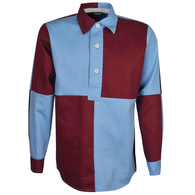 Aston Villa 1892-93 Retro Football Shirt (Your Name)